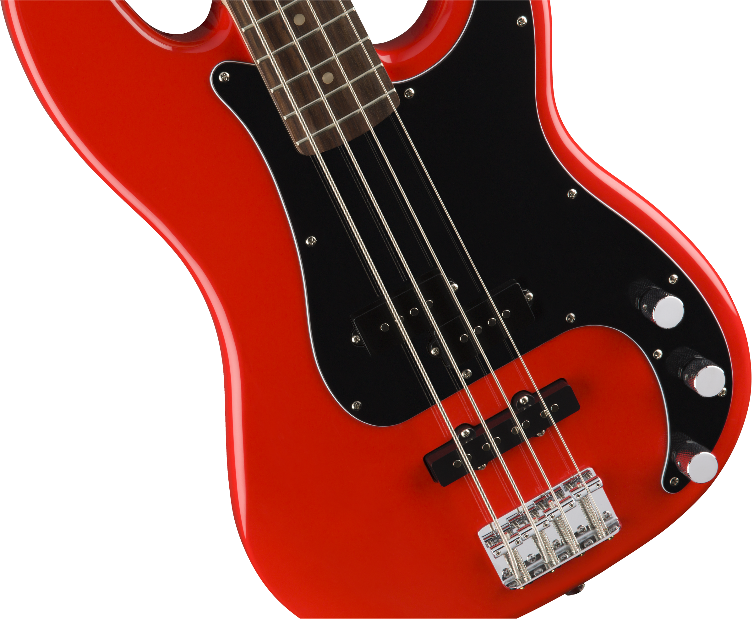 Squier Precision Bass Affinity Series Pj (lau) - Race Red - Bajo eléctrico de cuerpo sólido - Variation 3