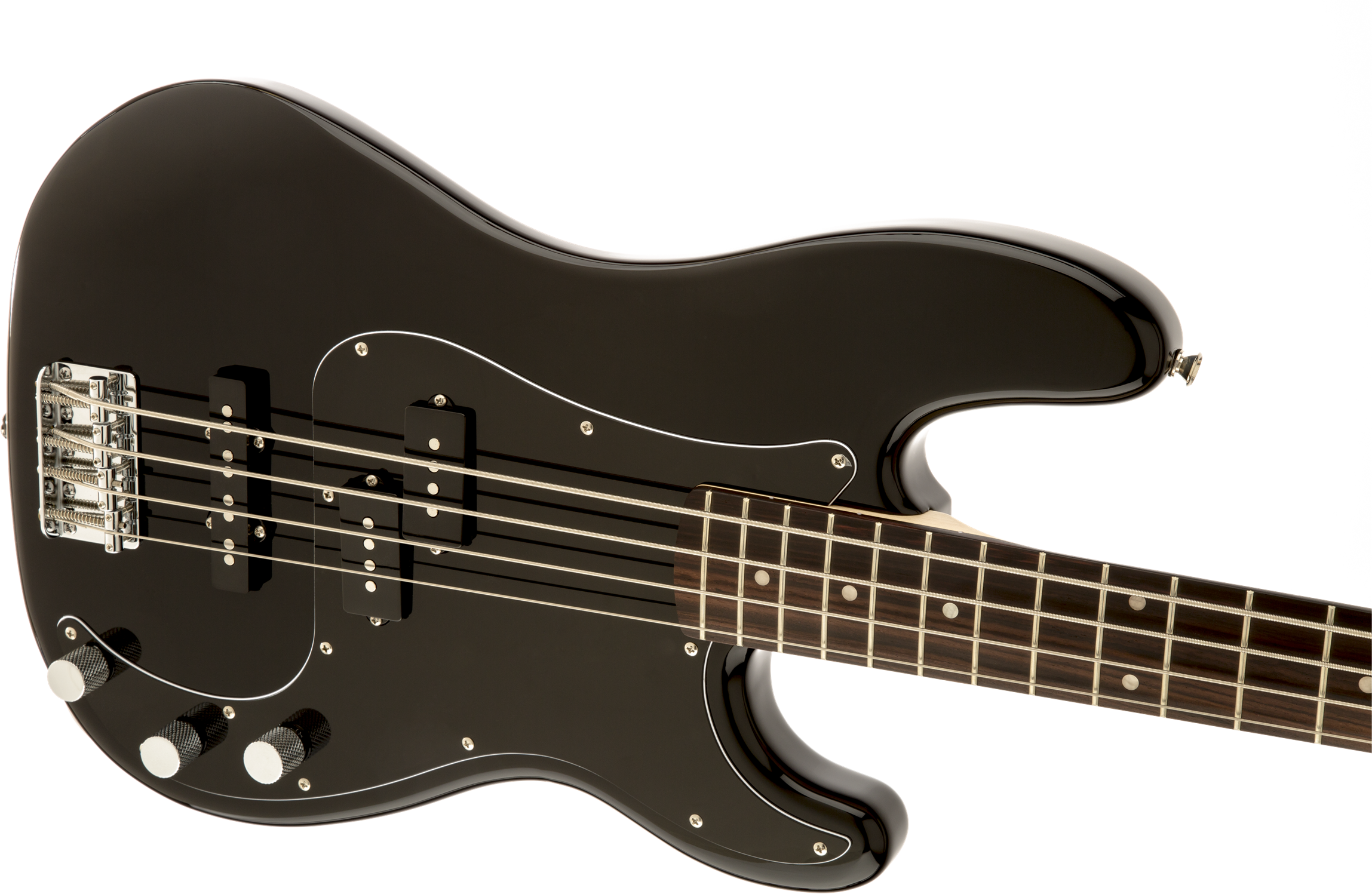 Squier Precision Bass Affinity Series Pj (lau) - Black - Bajo eléctrico de cuerpo sólido - Variation 3