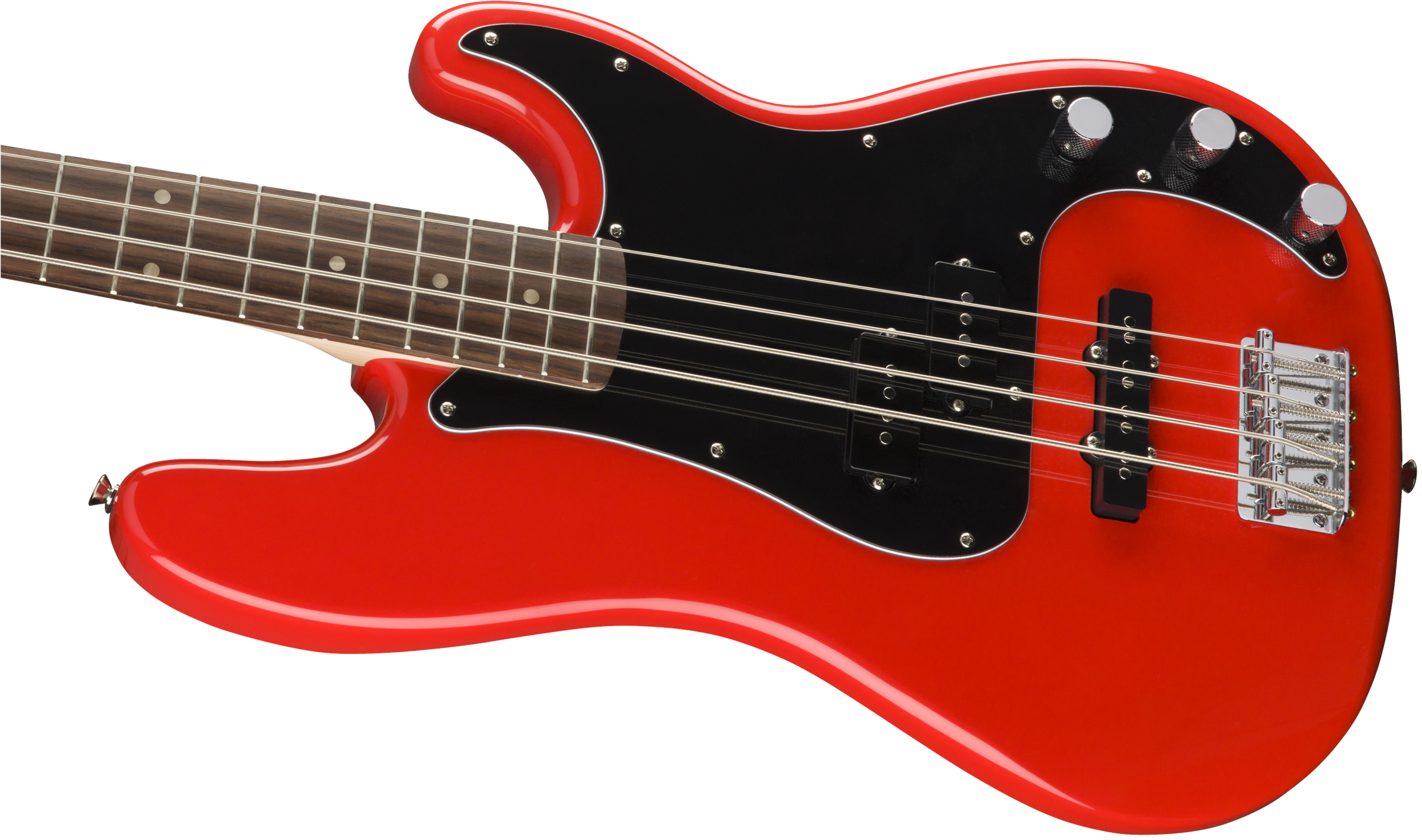 Squier Precision Bass Affinity Series Pj (lau) - Race Red - Bajo eléctrico de cuerpo sólido - Variation 4