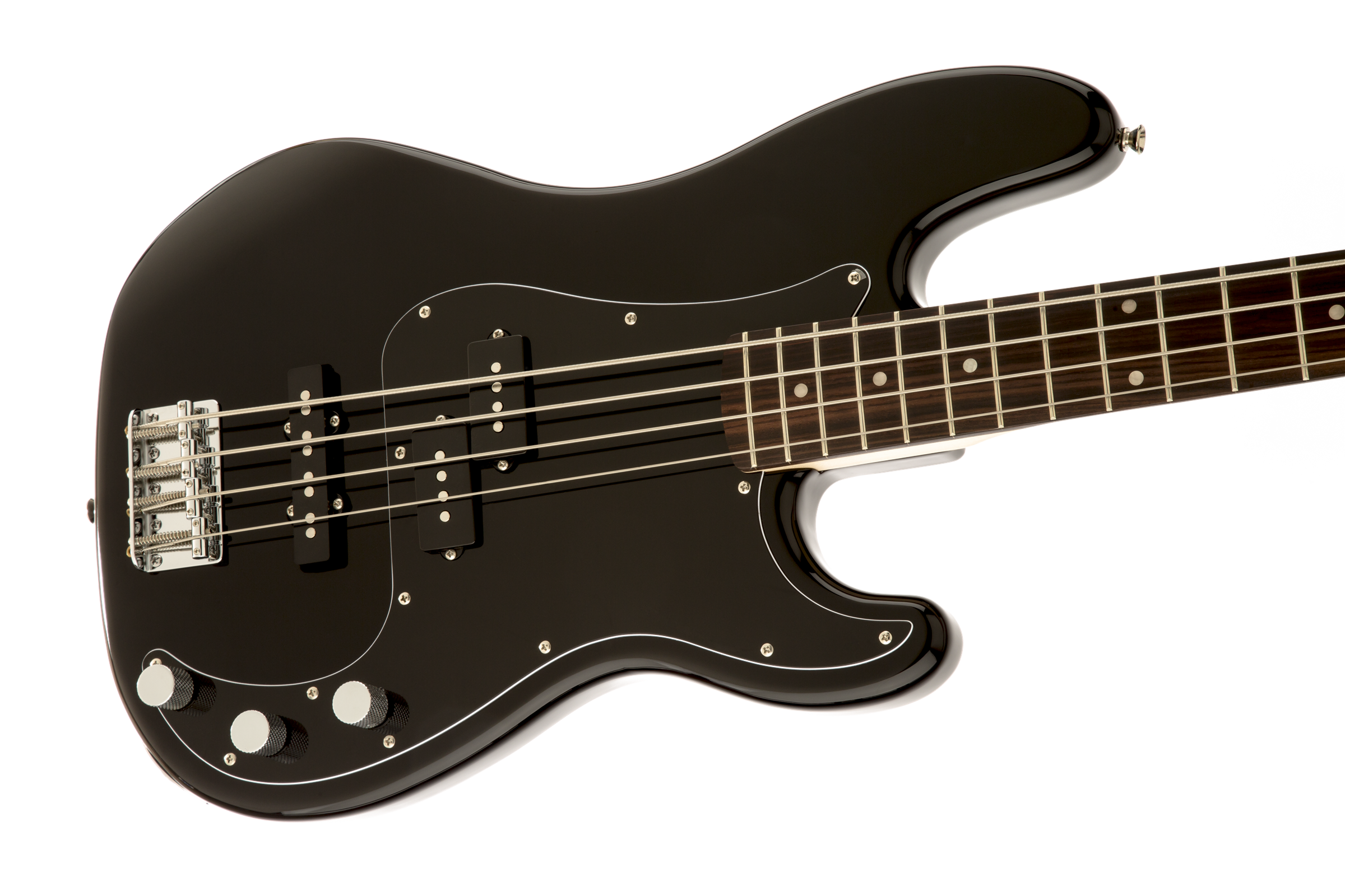 Squier Precision Bass Affinity Series Pj (lau) - Black - Bajo eléctrico de cuerpo sólido - Variation 4
