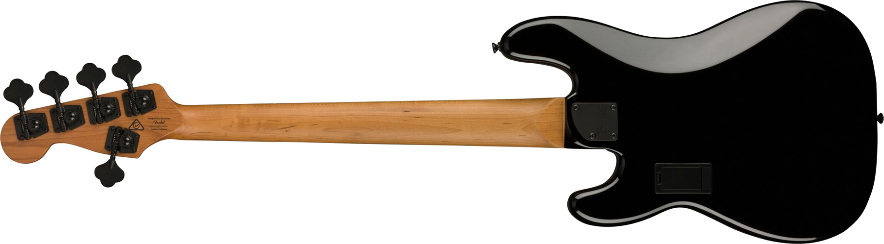 Squier Precision Bass Ph V Contemporary Active 5c Lau - Black - Bajo eléctrico de cuerpo sólido - Variation 1
