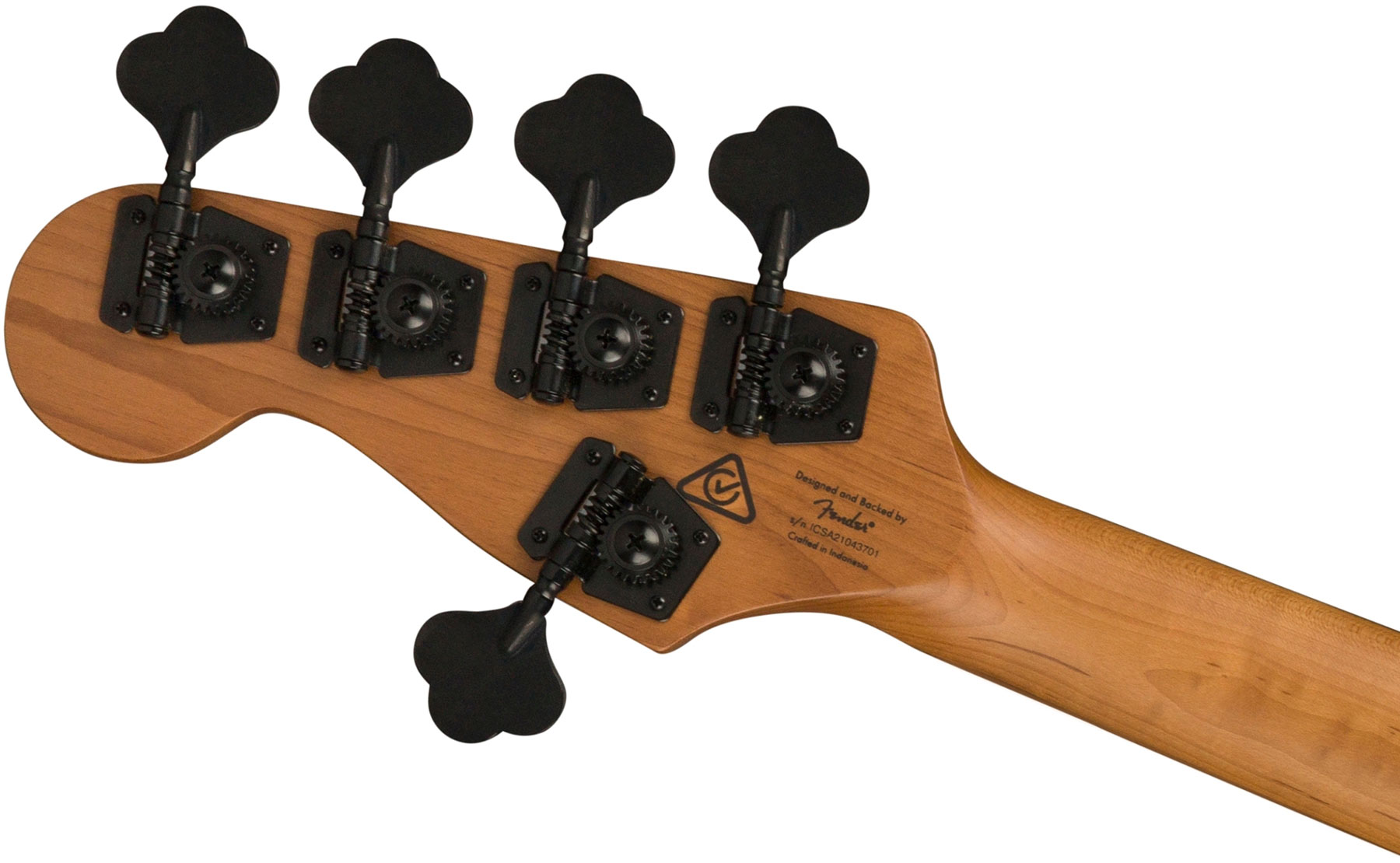 Squier Precision Bass Ph V Contemporary Active 5c Lau - Black - Bajo eléctrico de cuerpo sólido - Variation 3