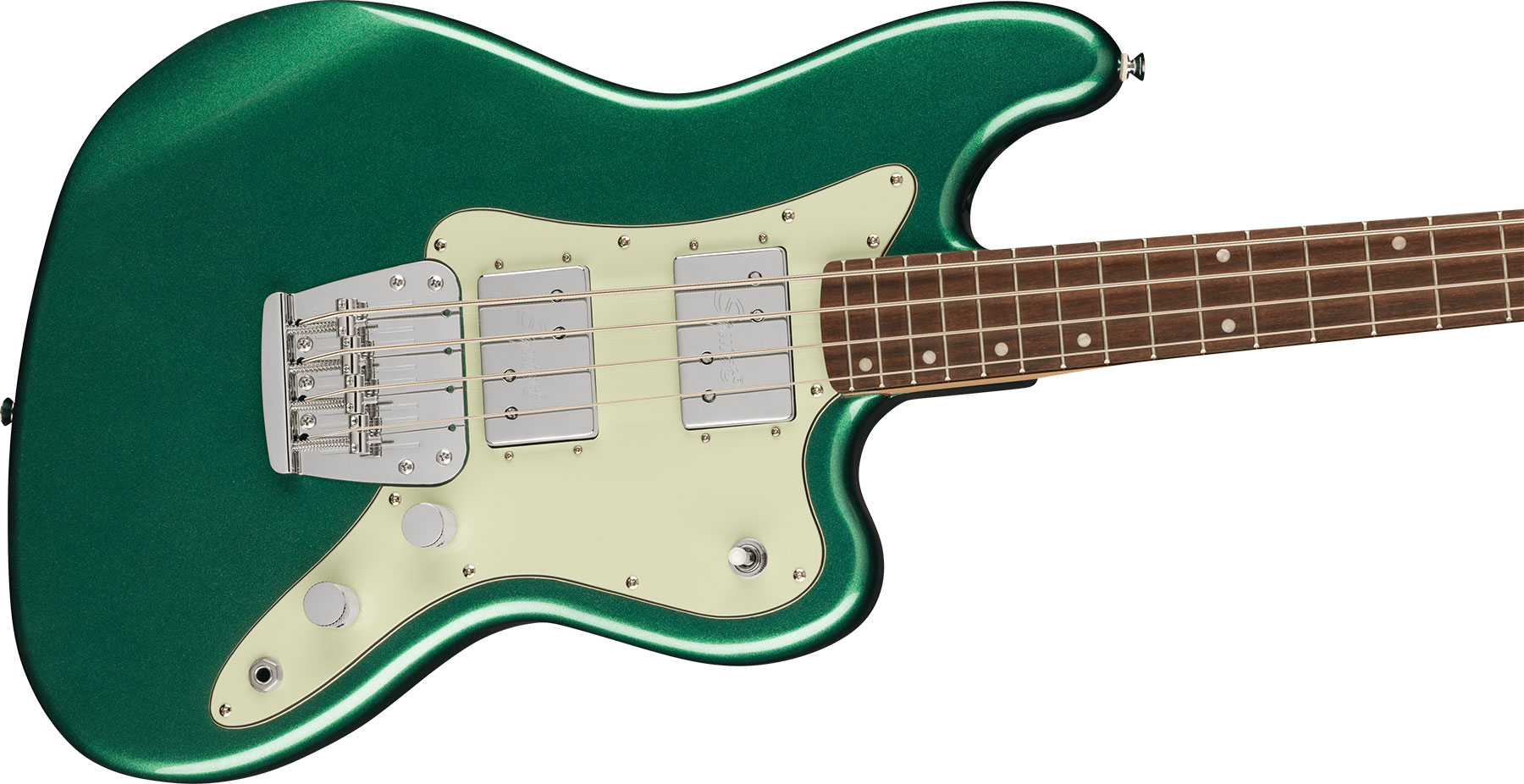 Squier Rascal Bass Hh Paranormal 2h Lau - Sherwood Green - Bajo eléctrico de cuerpo sólido - Variation 2