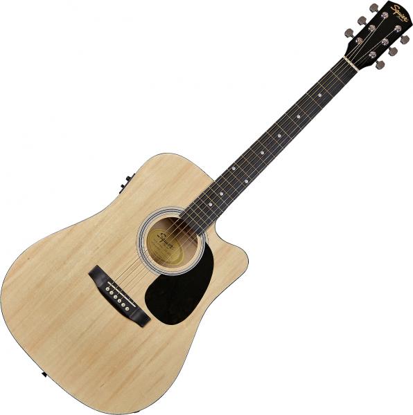 Guitarra electro acustica Squier SA-105CE - natural