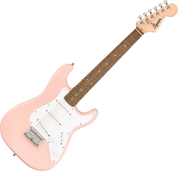 Guitarra eléctrica para niños Squier SQUIER MINI STRAT V2 - Shell pink