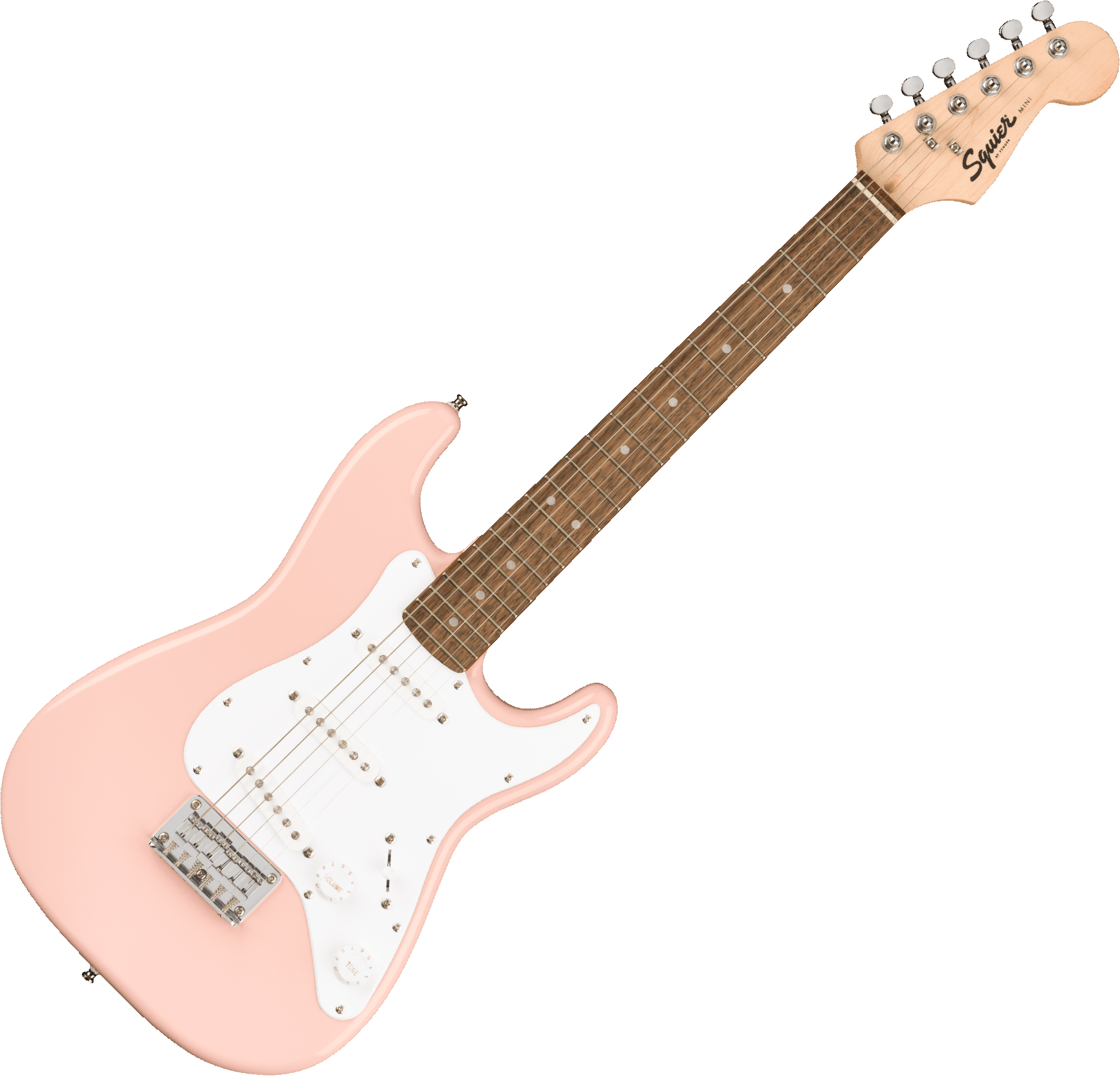 Guitarra eléctrica para niños Squier SQUIER MINI STRAT V2 - shell pink rosa