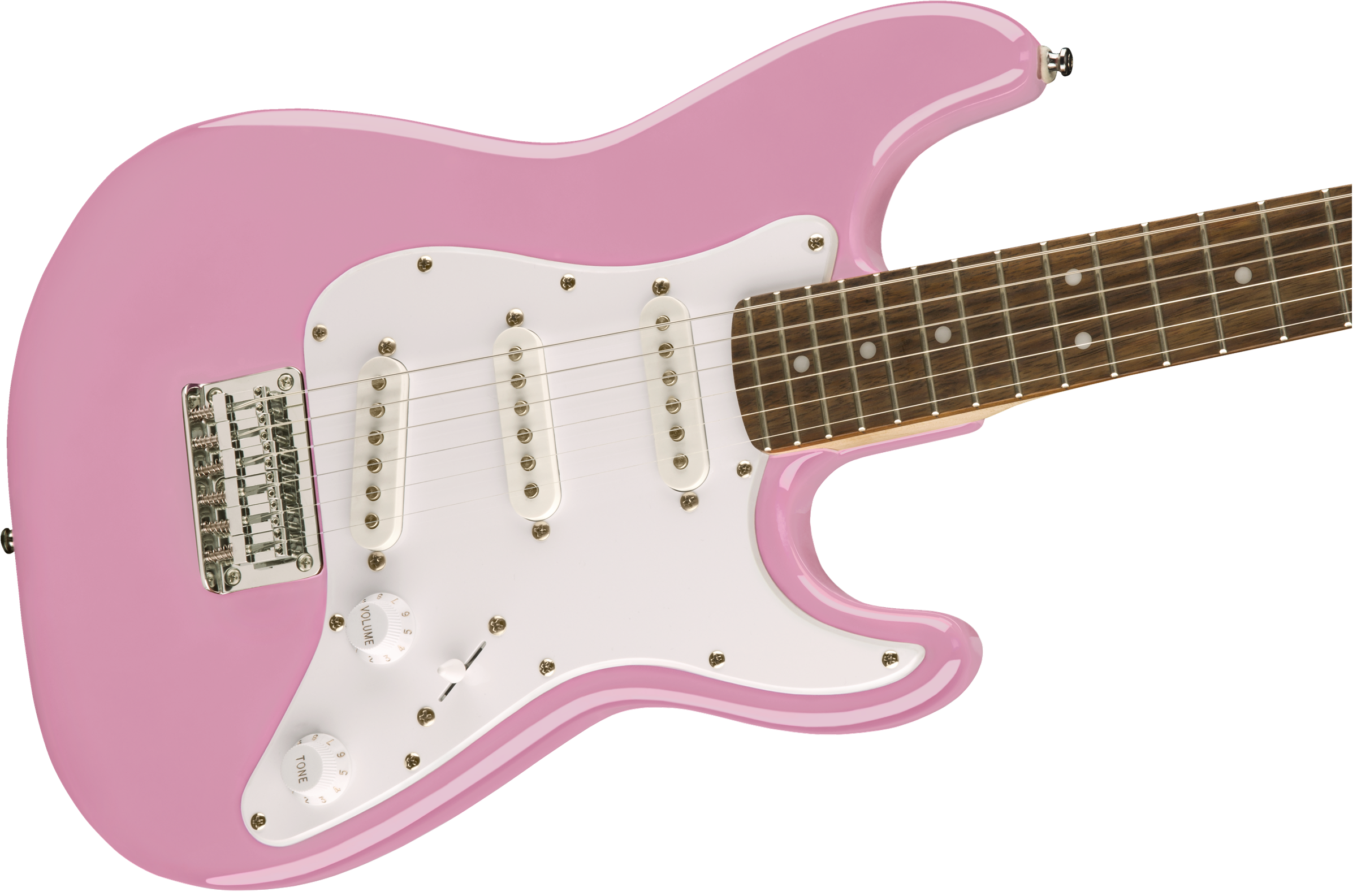 Squier Squier Mini Strat V2 Ht Sss Lau - Pink - Guitarra eléctrica para niños - Variation 2