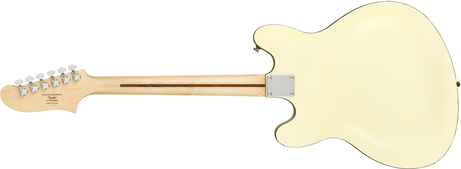 Squier Starcaster Affinity 2019 Hh Ht Mn - Olympic White - Guitarra electrica retro rock - Variation 1
