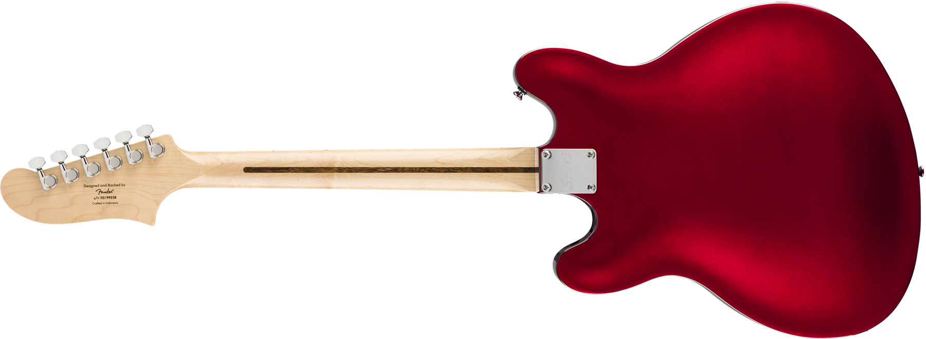 Squier Starcaster Affinity 2019 Hh Ht Mn - Candy Apple Red - Guitarra eléctrica semi caja - Variation 1