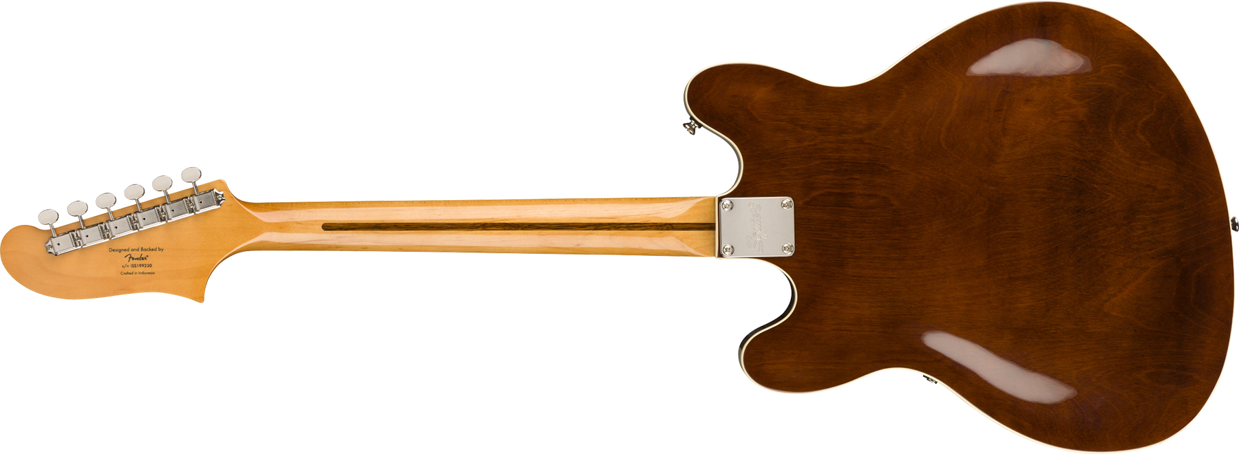 Squier Starcaster Classic Vibe 2019 Hh Ht Mn - Walnut - Guitarra eléctrica semi caja - Variation 1