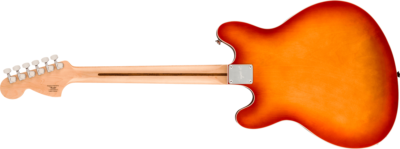 Squier Starcaster Deluxe Affinity 2h Ht Mn - Sienna Sunburst - Guitarra electrica retro rock - Variation 2
