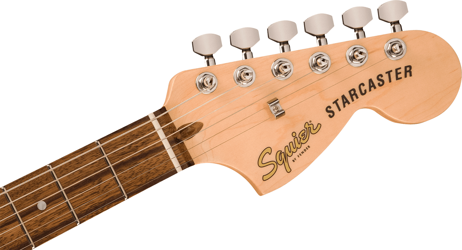 Squier Starcaster Deluxe Affinity Ind 2h Ht Lau - Olympic White - Guitarra electrica retro rock - Variation 3