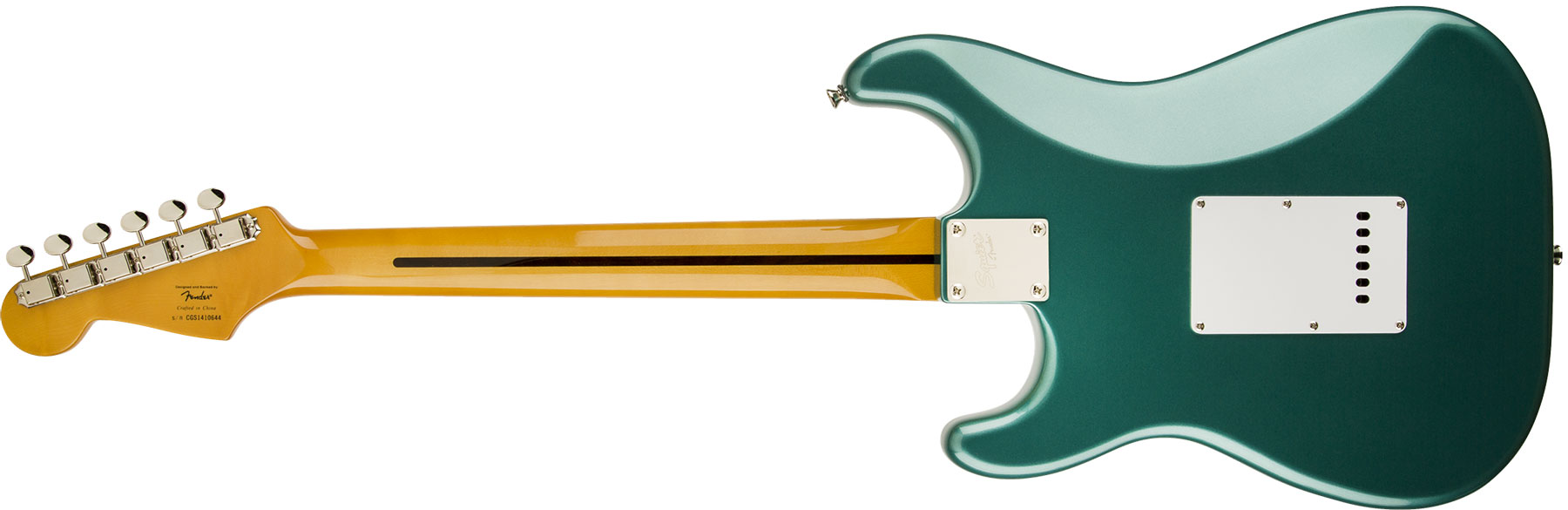 Squier Strat Classic Vibe '50s Mn - Sherwood Green Metallic - Guitarra eléctrica con forma de str. - Variation 1