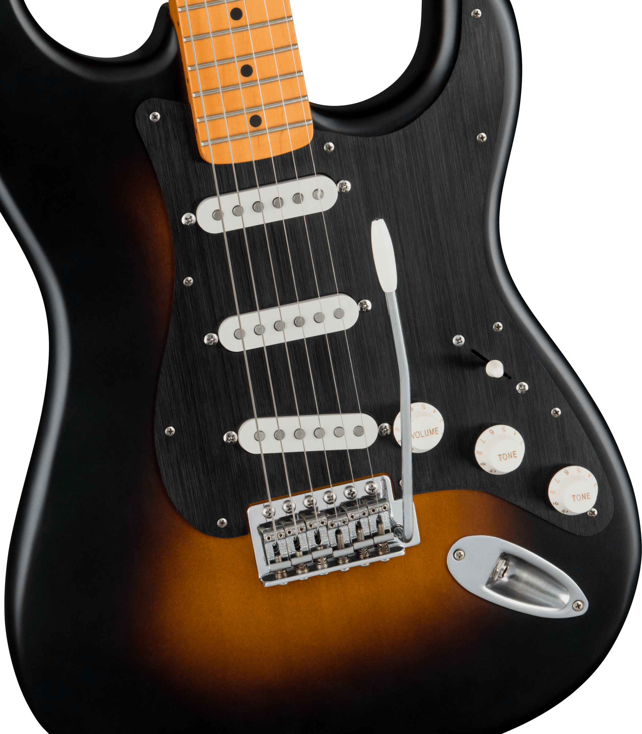 Squier Strat 40th Anniversary Vintage Edition Mn - Satin Wide 2-color Sunburst - Guitarra eléctrica con forma de str. - Variation 2