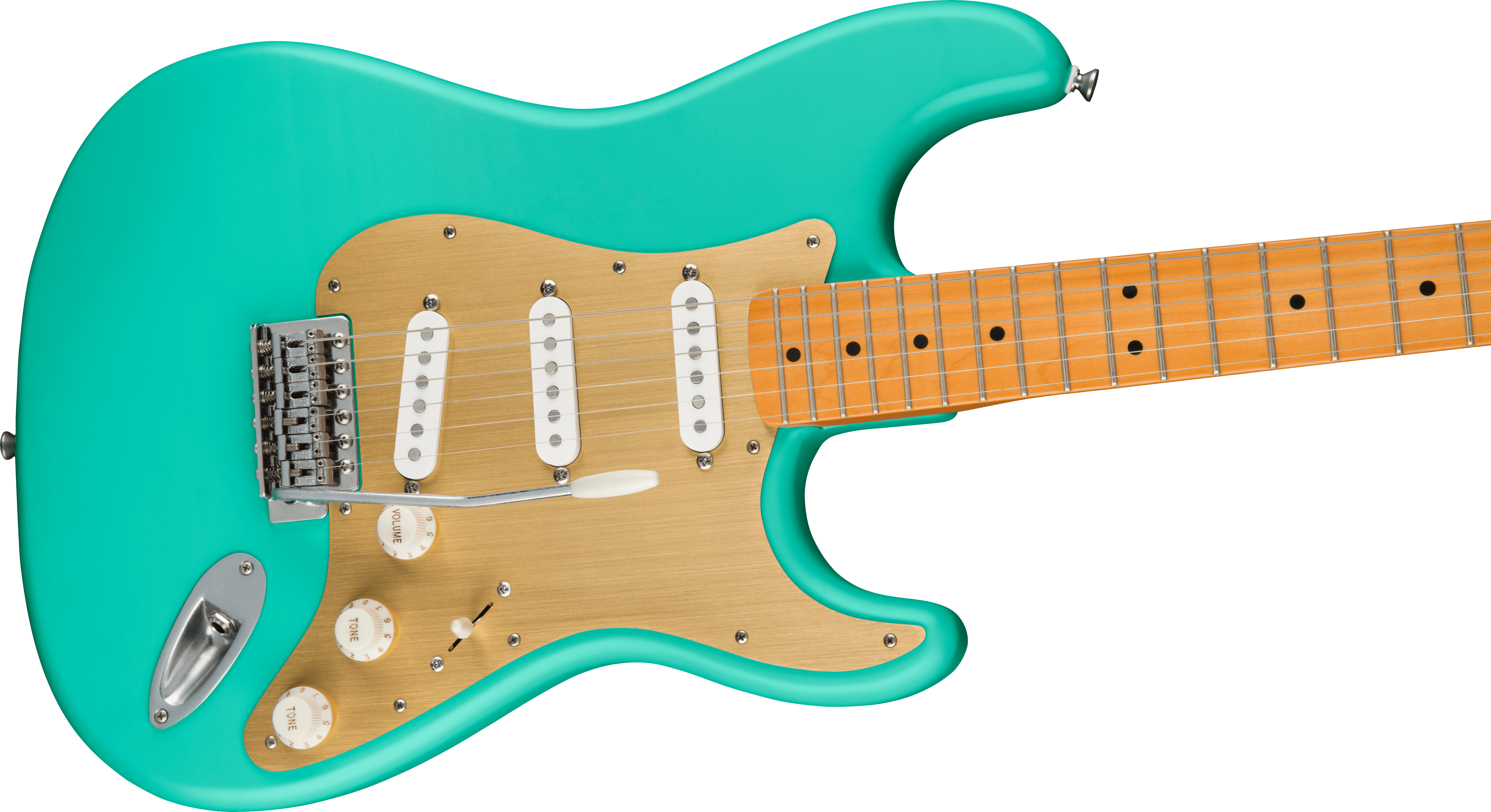 Squier Strat 40th Anniversary Vintage Edition Mn - Satin Seafoam Green - Guitarra eléctrica con forma de str. - Variation 3