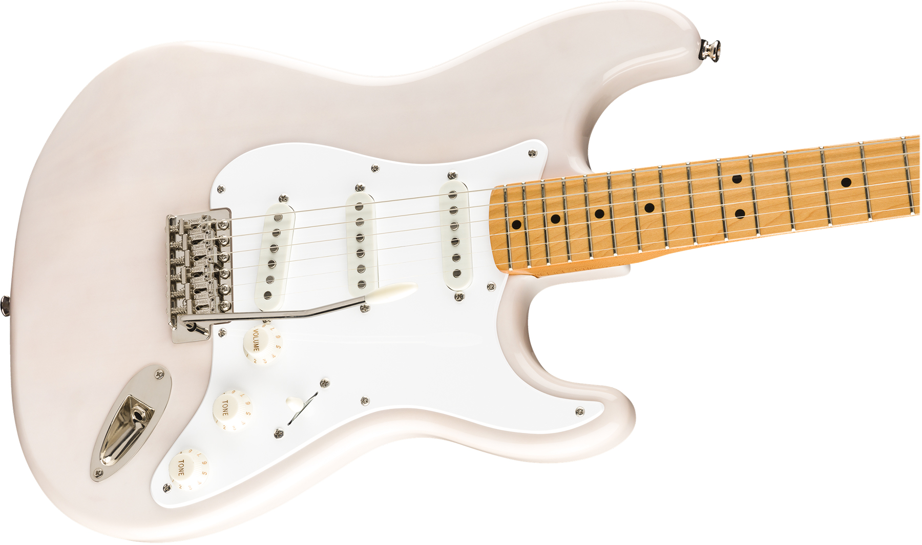 Squier Strat '50s Classic Vibe 2019 Mn 2019 - White Blonde - Guitarra eléctrica con forma de str. - Variation 2