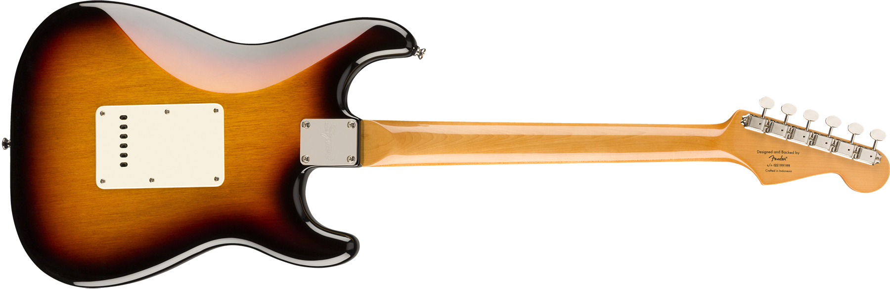 Squier Strat '60s Lh Gaucher Classic Vibe 2019 Lau - 3-color Sunburst - Guitarra electrica para zurdos - Variation 1