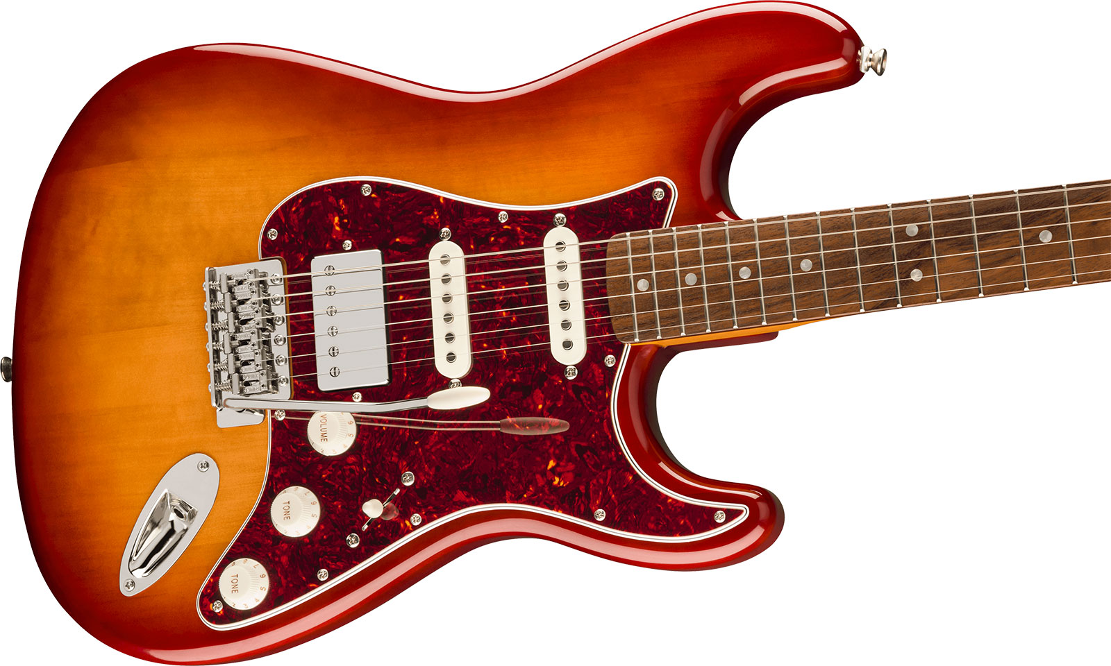 Squier Strat 60s Classic Vibe Ltd Hss Trem Lau - Sienna Sunburst - Guitarra eléctrica con forma de str. - Variation 2