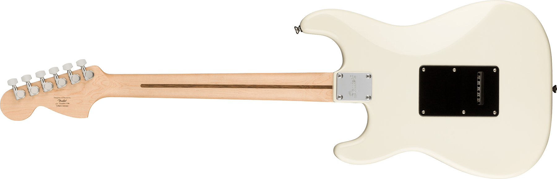 Squier Strat Affinity 2021 Hh Trem Lau - Olympic White - Guitarra eléctrica con forma de str. - Variation 1