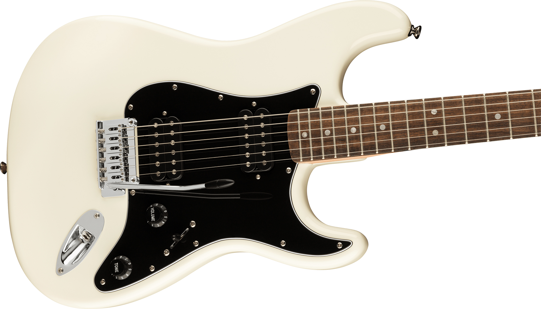 Squier Strat Affinity 2021 Hh Trem Lau - Olympic White - Guitarra eléctrica con forma de str. - Variation 2