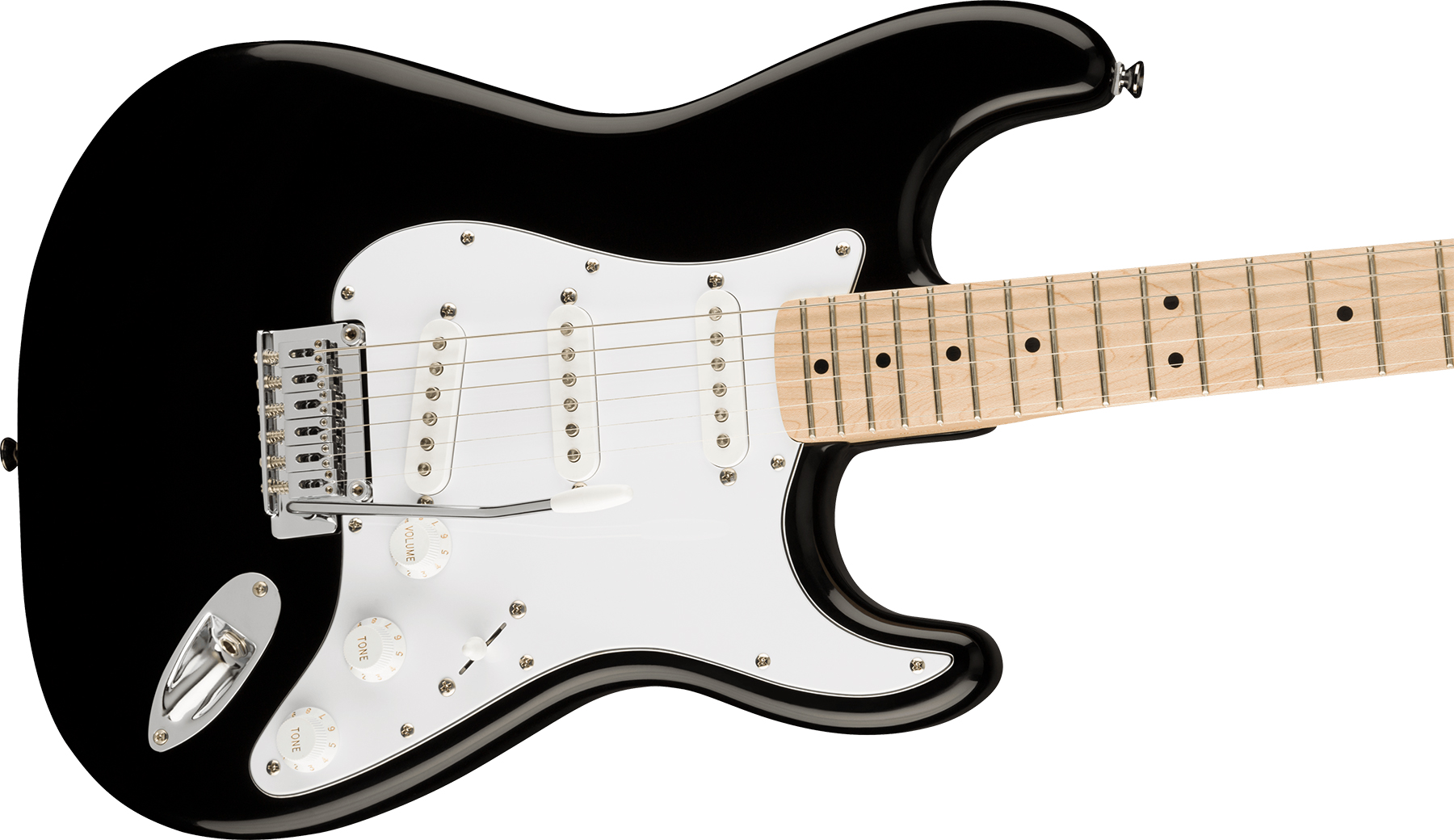 Squier Strat Affinity 2021 Sss Trem Mn - Black - Guitarra eléctrica con forma de str. - Variation 2