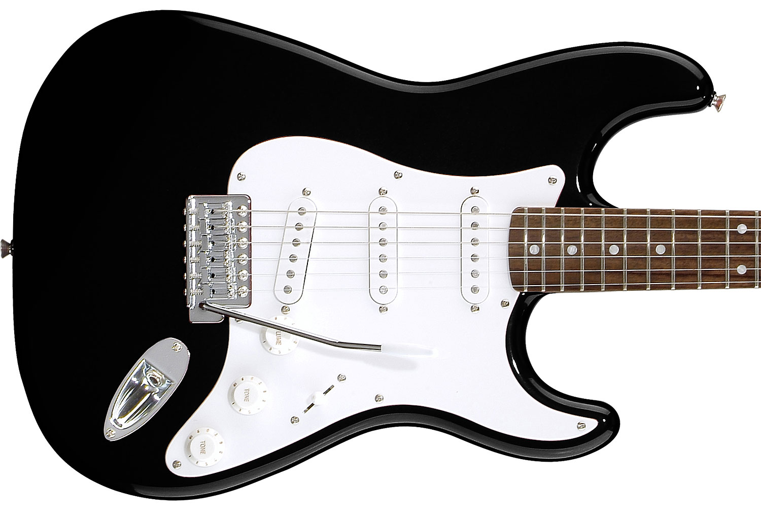 Squier Strat Affinity Series 3s Rw - Black - Guitarra eléctrica con forma de str. - Variation 2