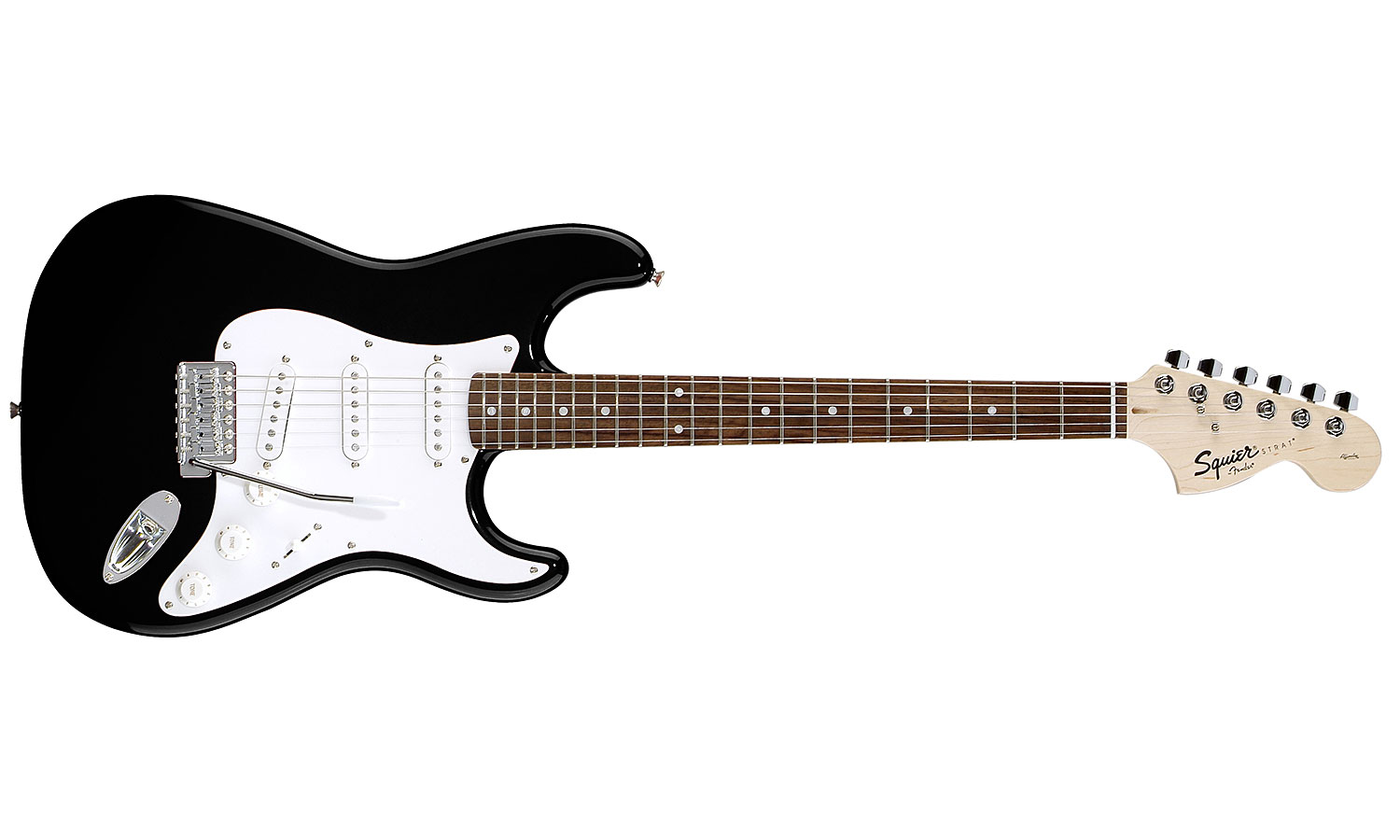 Squier Strat Affinity Series 3s Rw - Black - Guitarra eléctrica con forma de str. - Variation 1