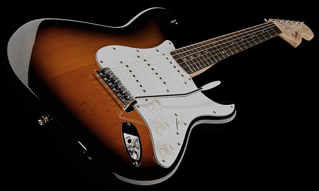 Squier Strat Affinity Series 3s Lau - Brown Sunburst - Guitarra eléctrica con forma de str. - Variation 2