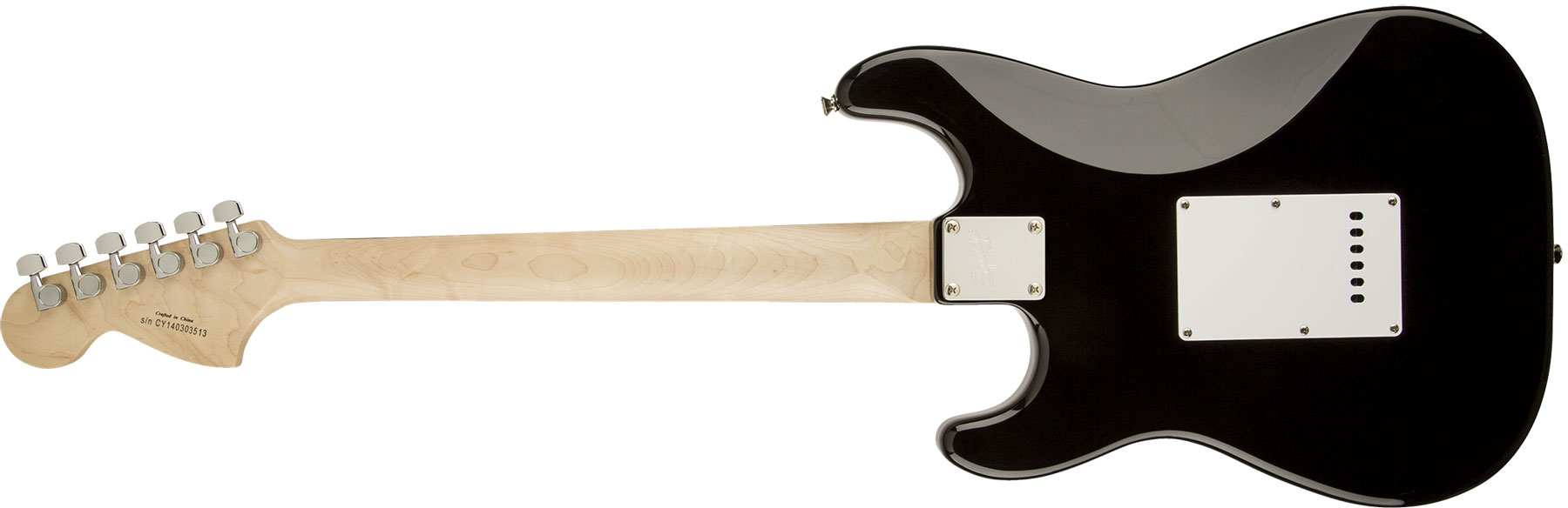 Squier Strat Affinity Series 3s Lau - Black - Guitarra eléctrica con forma de str. - Variation 1