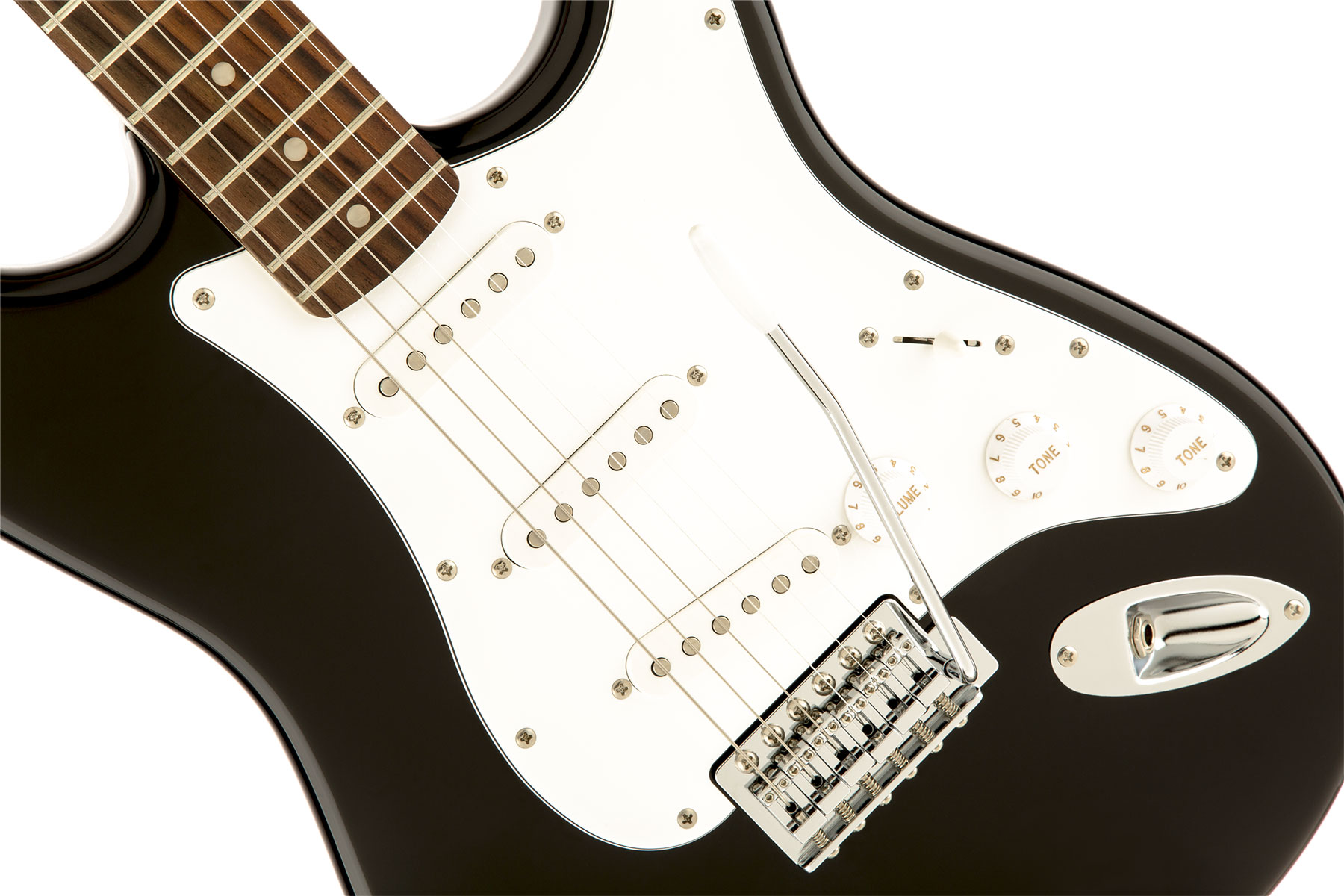 Squier Strat Affinity Series 3s Lau - Black - Guitarra eléctrica con forma de str. - Variation 2