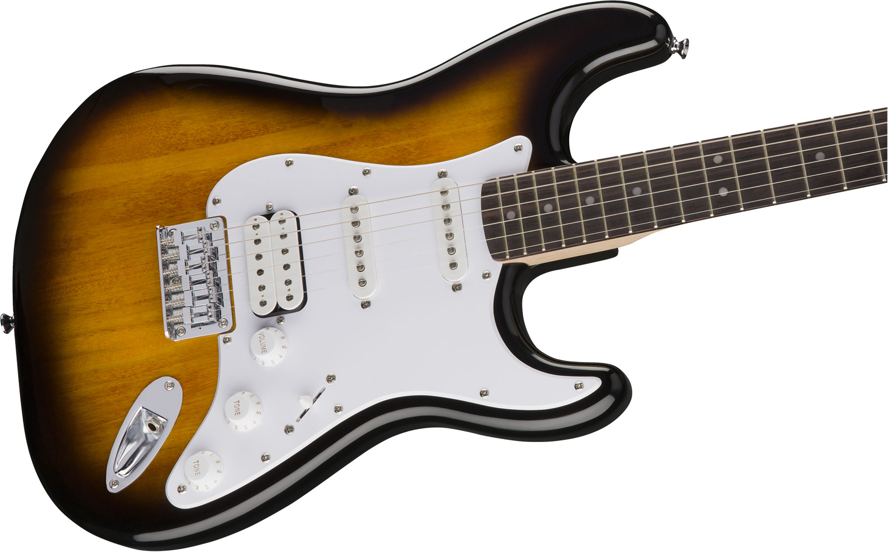 Squier Strat Bullet Ht Hss Rw - Brown Sunburst - Guitarra eléctrica con forma de str. - Variation 2