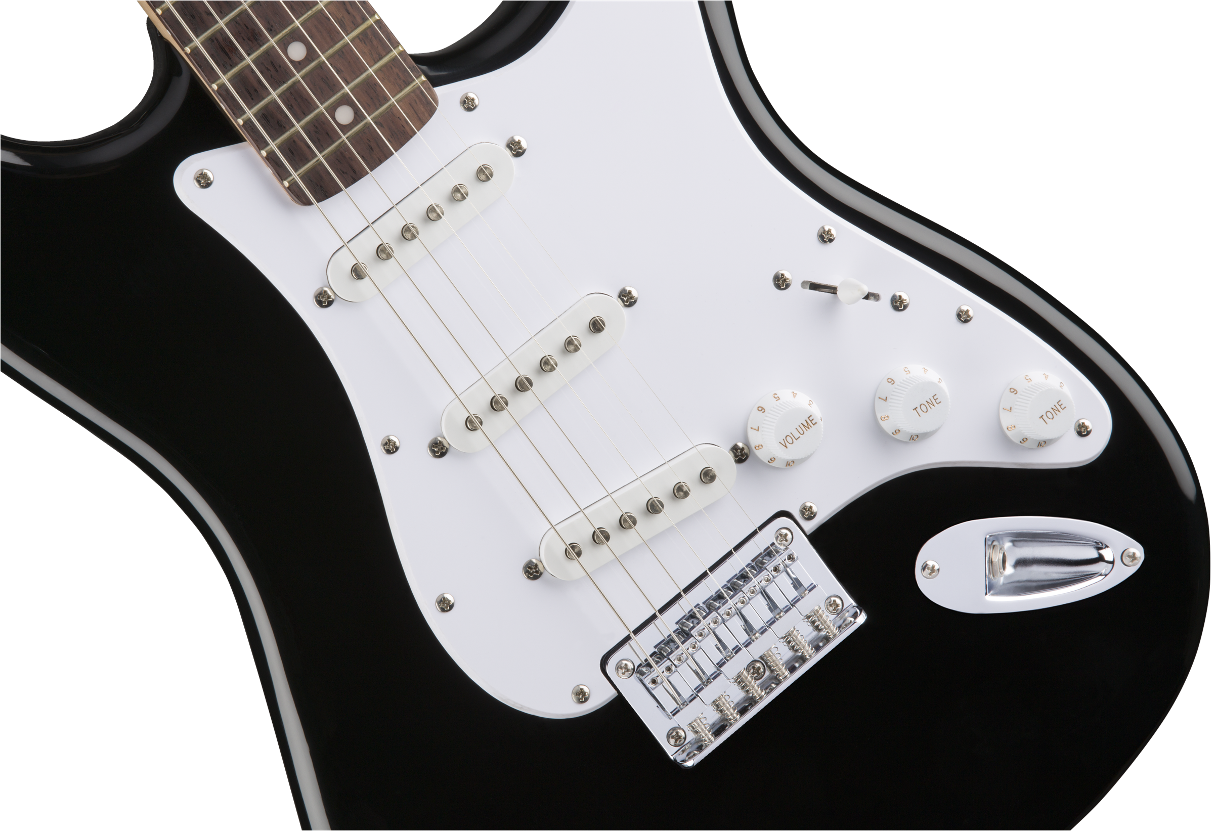Squier Strat Bullet Ht 3s Lau - Black - Guitarra eléctrica con forma de str. - Variation 2
