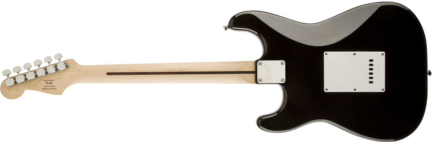 Squier Strat Bullet Sss Trem Lau - Black - Guitarra eléctrica con forma de str. - Variation 1