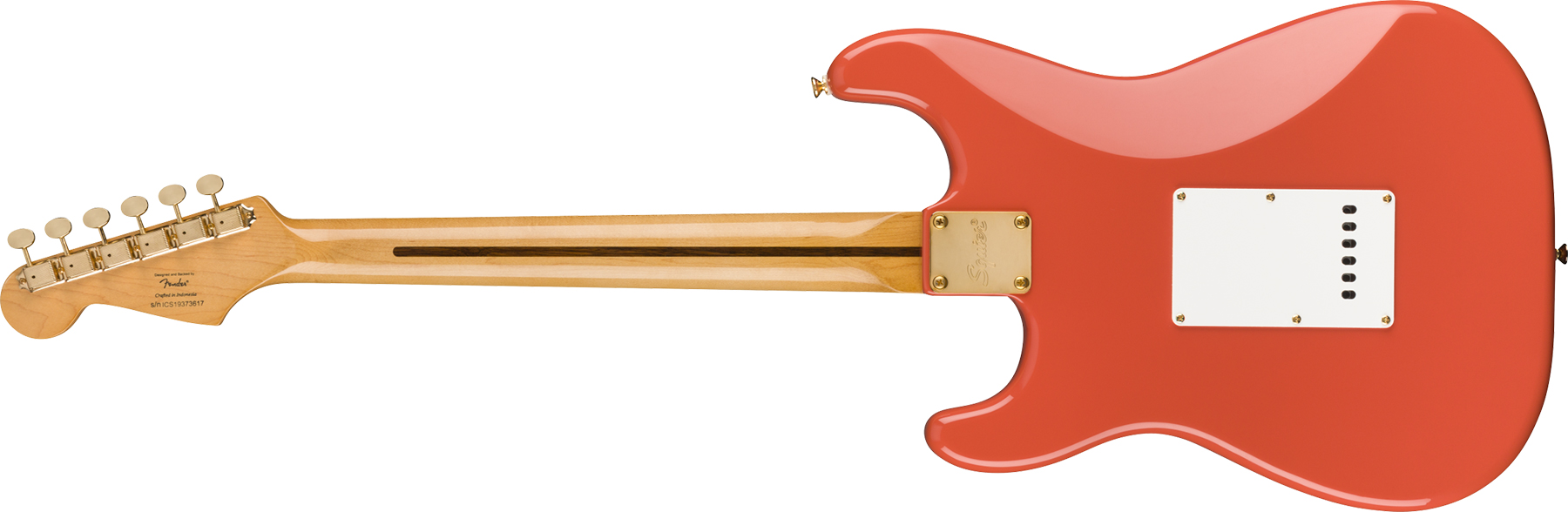 Squier Strat Classic Vibe '50s Fsr Ltd Mn - Fiesta Red With Gold Hardware - Guitarra eléctrica con forma de str. - Variation 1