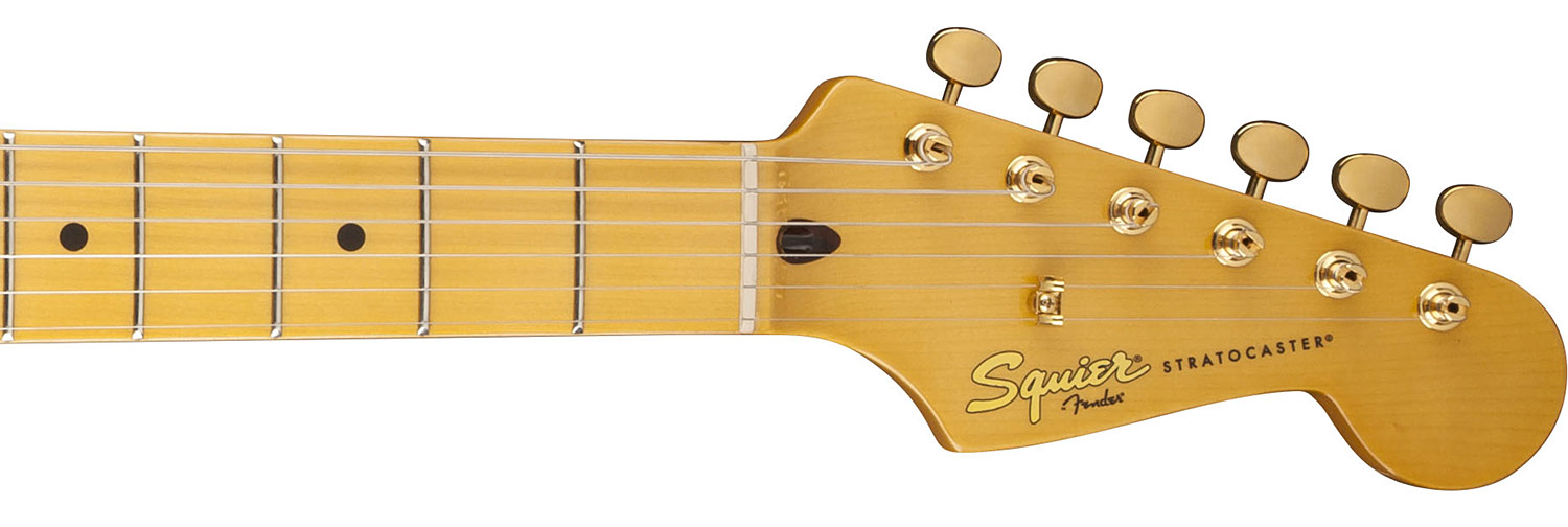 Squier Strat Classic Vibe '50s Gold Hardware Fsr Mn - White Blonde - Guitarra eléctrica con forma de str. - Variation 2
