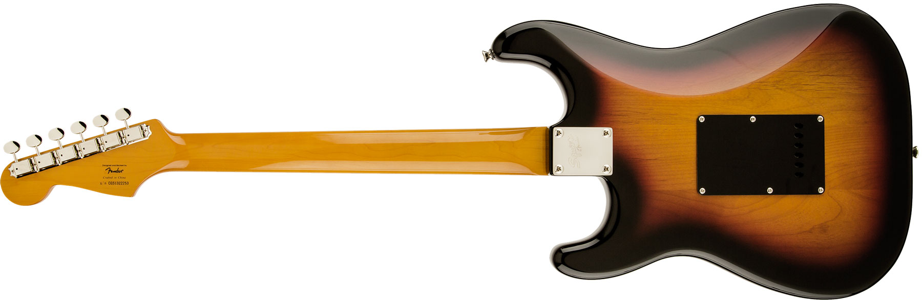 Squier Strat Classic Vibe '60s Lh Gaucher Sss Lau - 3-color Sunburst - Guitarra electrica para zurdos - Variation 3