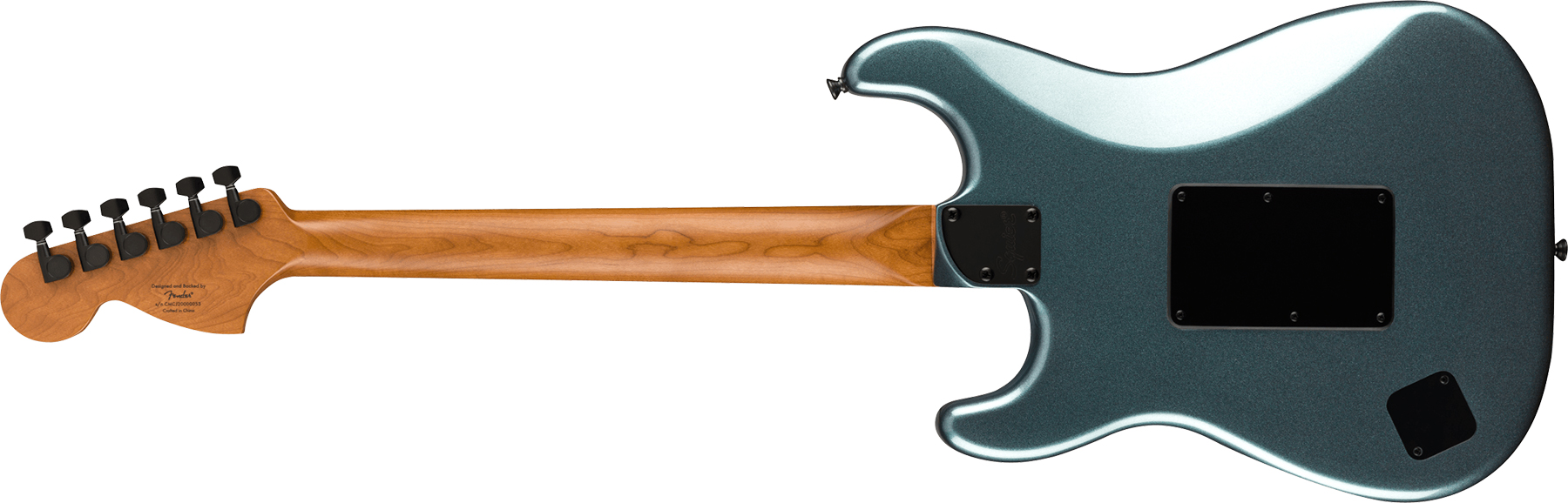 Squier Strat Contemporary Hh Fr Mn - Gunmetal Metallic - Guitarra eléctrica con forma de str. - Variation 1