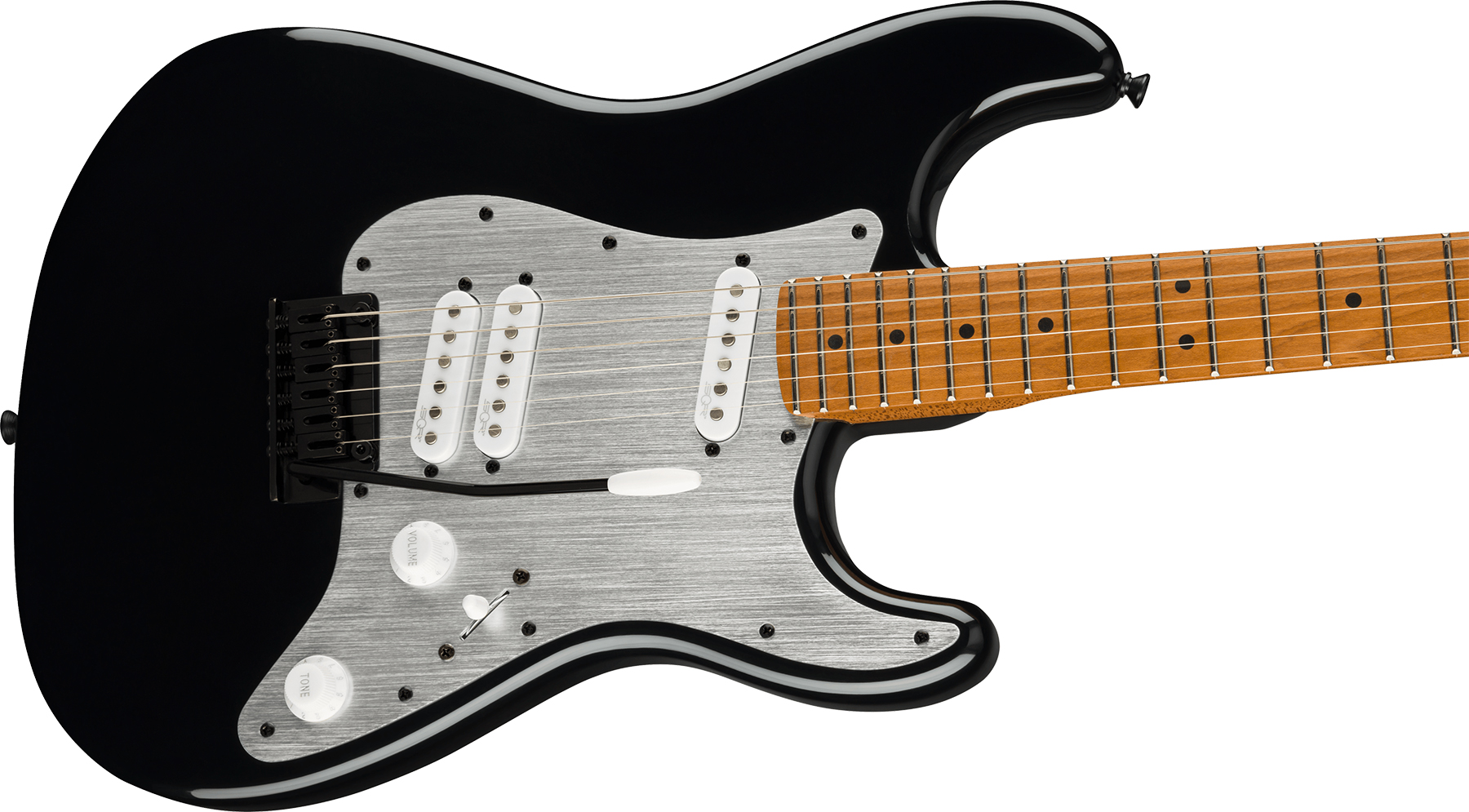 Squier Strat Contemporary Special Sss Trem Mn - Black - Guitarra eléctrica con forma de str. - Variation 2