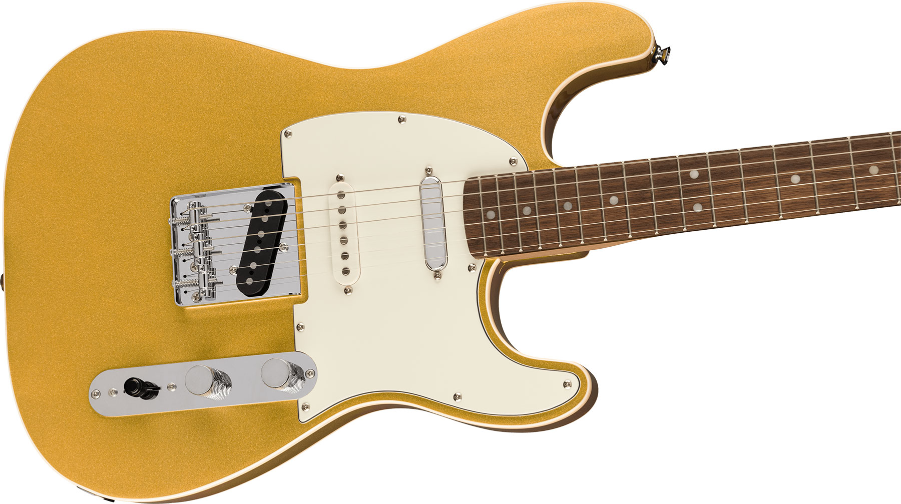 Squier Strat Custom Nashville Paranormal Series 3s Ht Lau - Aztec Gold - Guitarra eléctrica con forma de str. - Variation 2