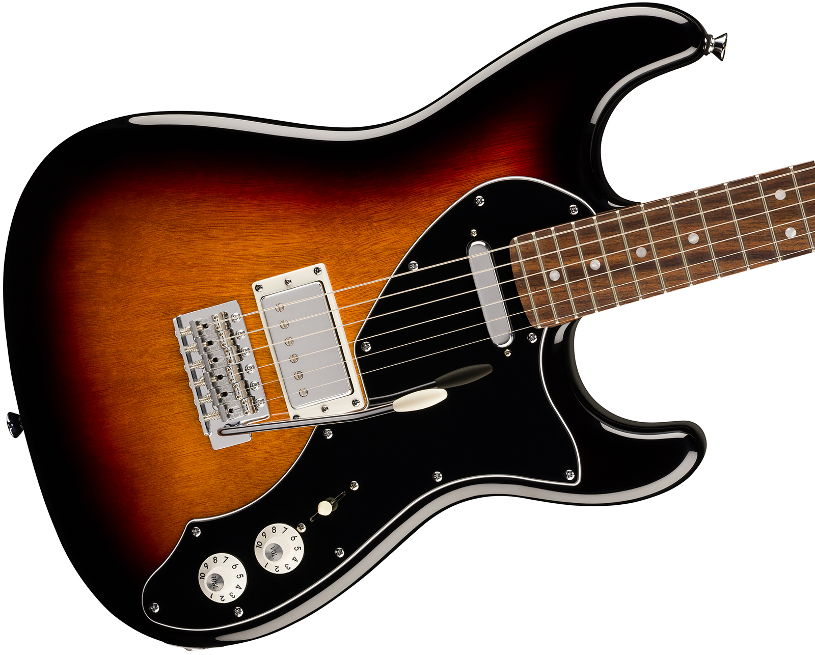 Squier Strat Deluxe Paranormal Hs Trem Lau - 3-color Sunburst - Guitarra eléctrica con forma de str. - Variation 2