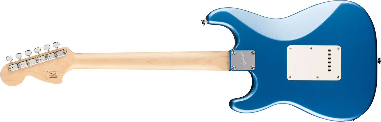Squier Strat Deluxe Paranormal Hs Trem Mn - Lake Placid Blue - Guitarra eléctrica con forma de str. - Variation 1