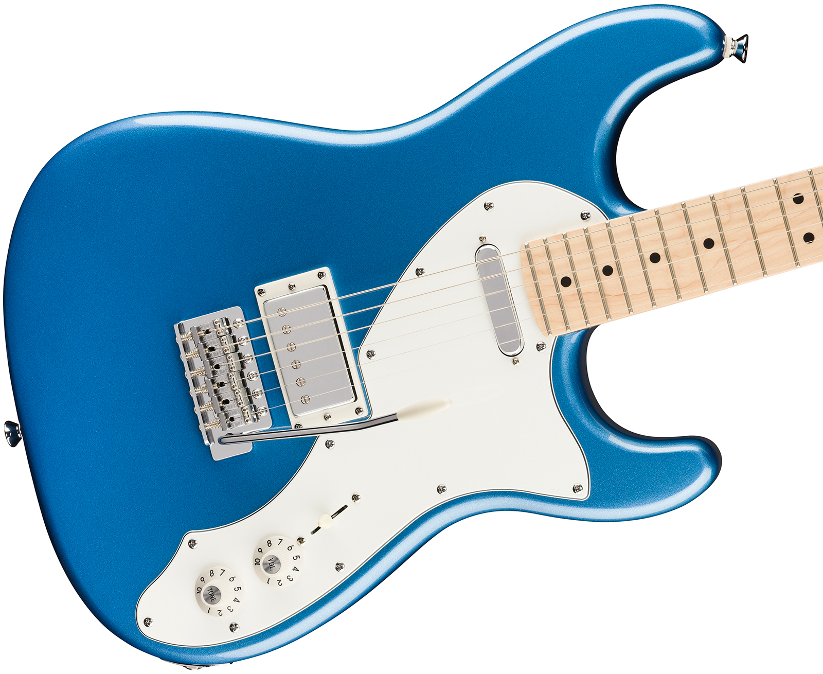Squier Strat Deluxe Paranormal Hs Trem Mn - Lake Placid Blue - Guitarra eléctrica con forma de str. - Variation 2