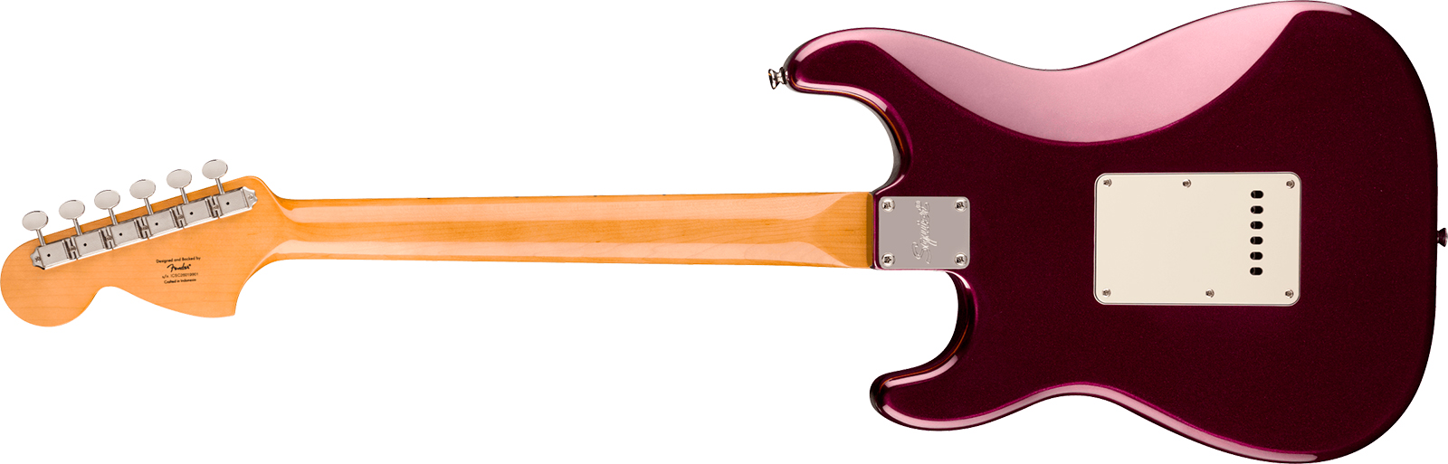 Squier Strat Hss 70s Classic Vibe Fsr Ltd Trem Mn - Oxblood - Guitarra eléctrica con forma de str. - Variation 1