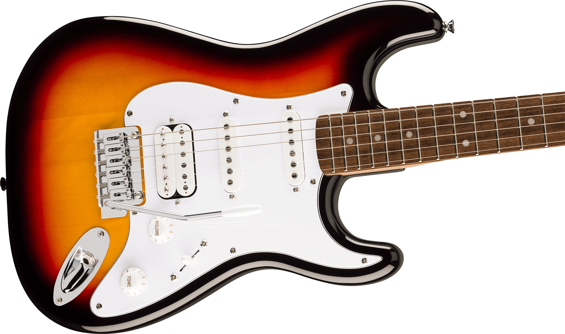 Squier Strat Jr Hss Affinity Ss Trem Lau - 3-color Sunburst - Guitarra eléctrica con forma de str. - Variation 2