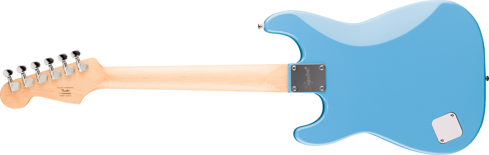 Squier Strat Mini Shsc 3s Ht Mn - California Blue - Guitarra eléctrica para niños - Variation 1