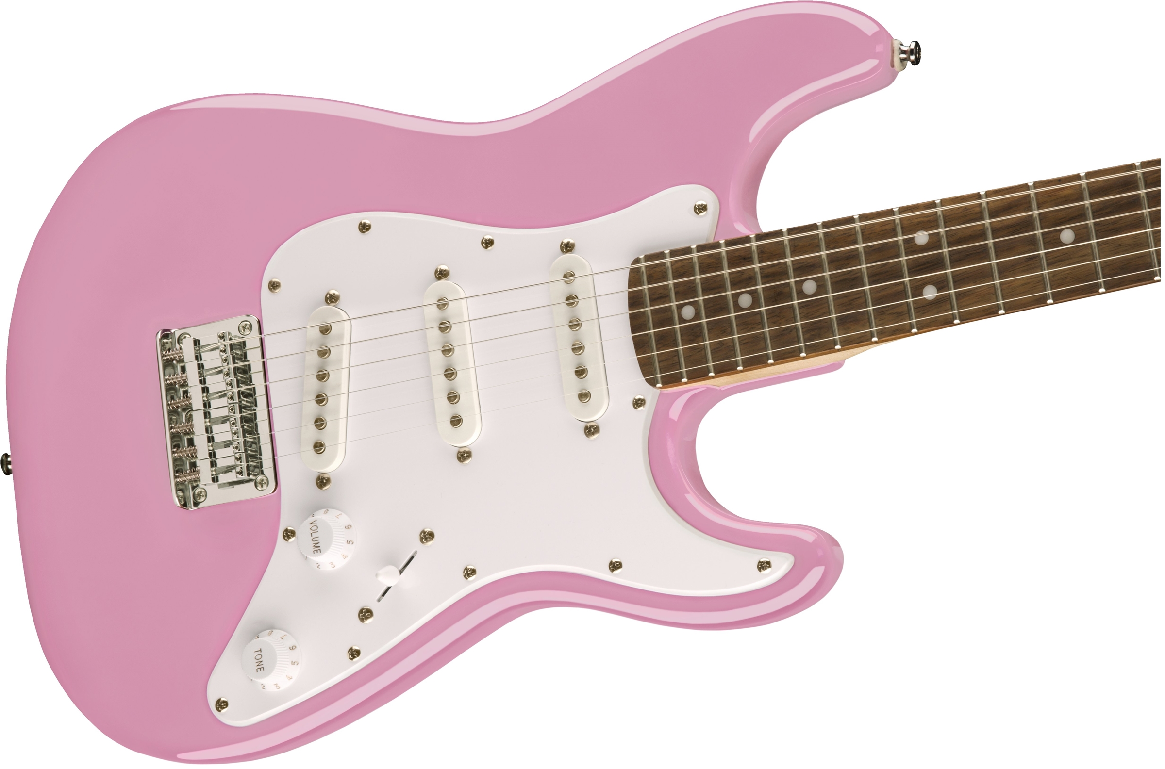 Squier Strat Mini V2 Sss Ht Rw - Pink - Guitarra eléctrica para niños - Variation 2