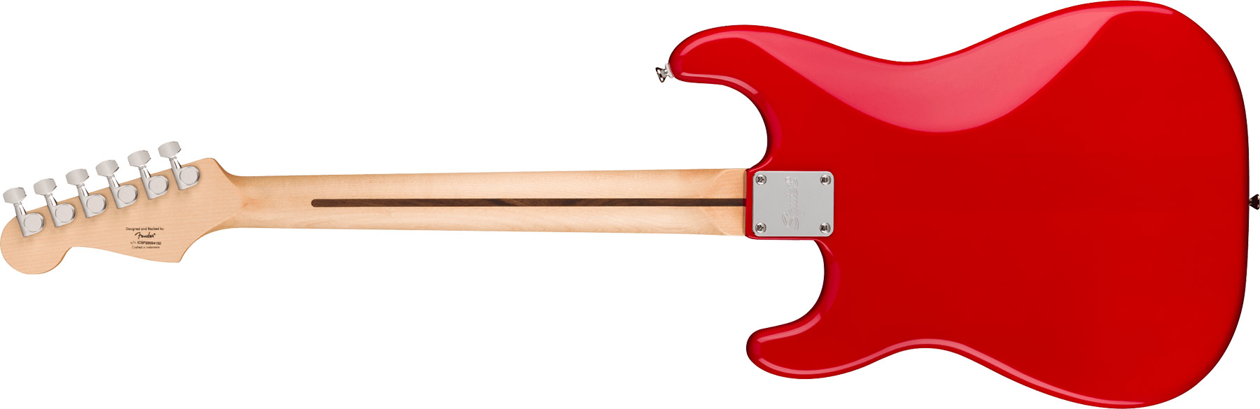 Squier Strat Sonic Hardtail 3s Ht Lau - Torino Red - Guitarra eléctrica con forma de str. - Variation 1