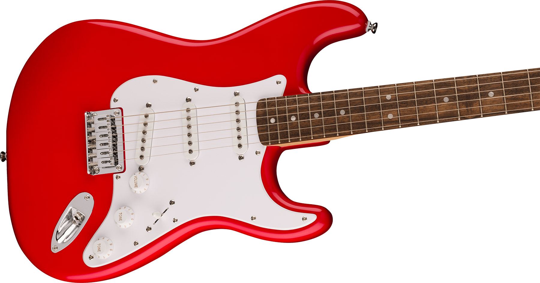 Squier Strat Sonic Hardtail 3s Ht Lau - Torino Red - Guitarra eléctrica con forma de str. - Variation 2