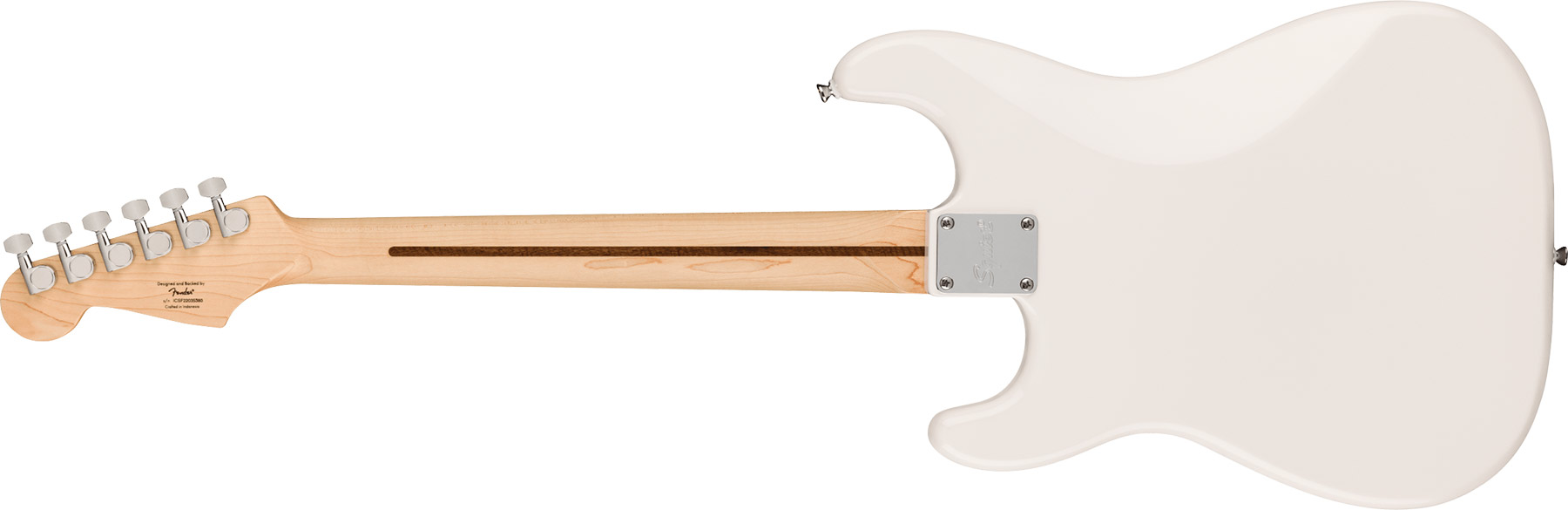 Squier Strat Sonic Hardtail 3s Ht Mn - Arctic White - Guitarra eléctrica con forma de str. - Variation 1