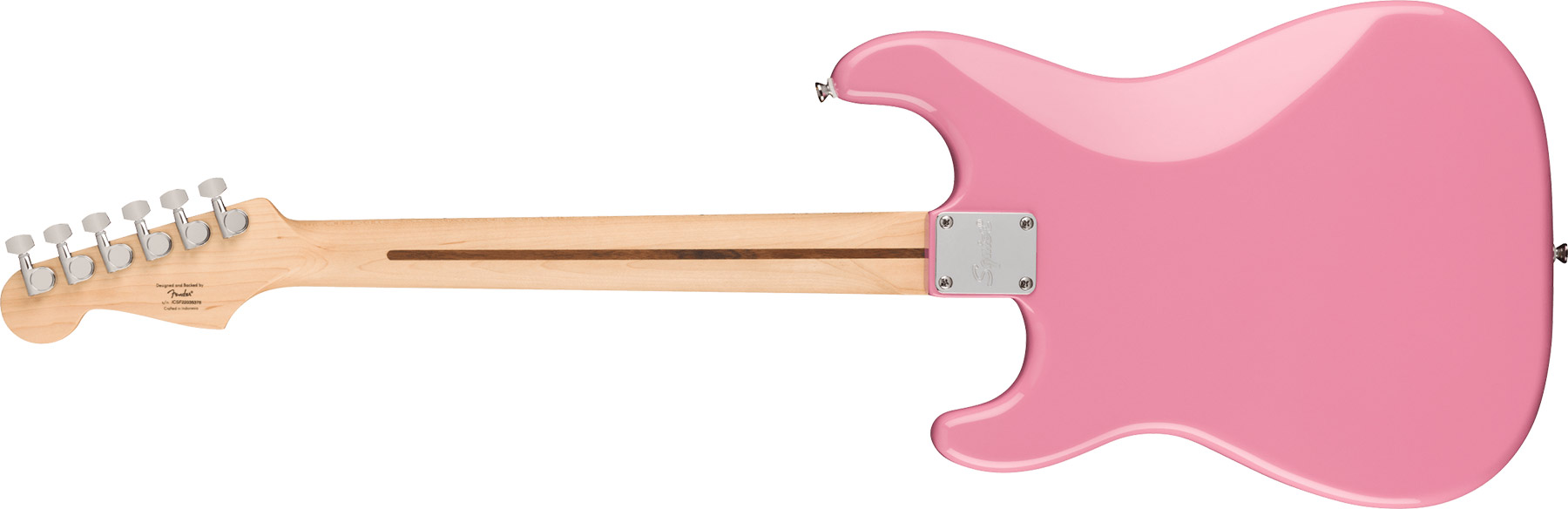 Squier Strat Sonic Hardtail H Ht Mn - Flash Pink - Guitarra eléctrica con forma de str. - Variation 1